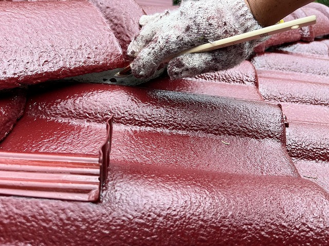 鳴沢村　屋根塗装工事